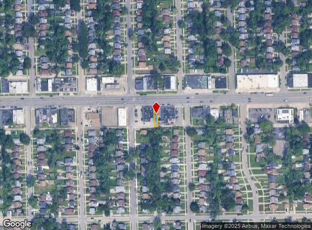 15929 W 7 Mile Rd, Detroit, MI Parcel Map