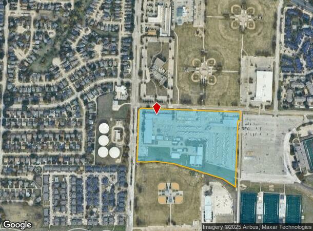  6600 Alma Dr, Plano, TX Parcel Map