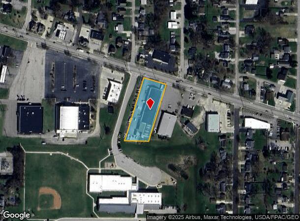  805 E Main St, Ashland, OH Parcel Map