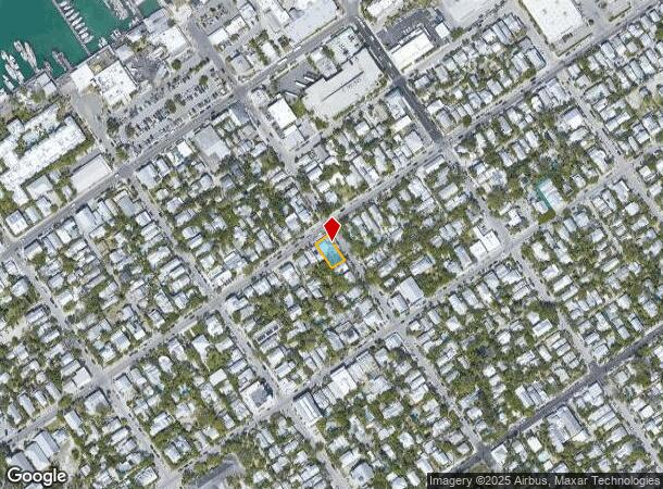 828 Eaton St, Key West, FL Parcel Map