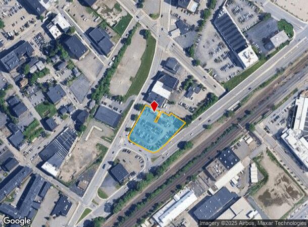  160 Southbridge St, Worcester, MA Parcel Map