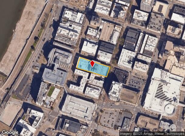 123 S Main St, Memphis, TN Parcel Map