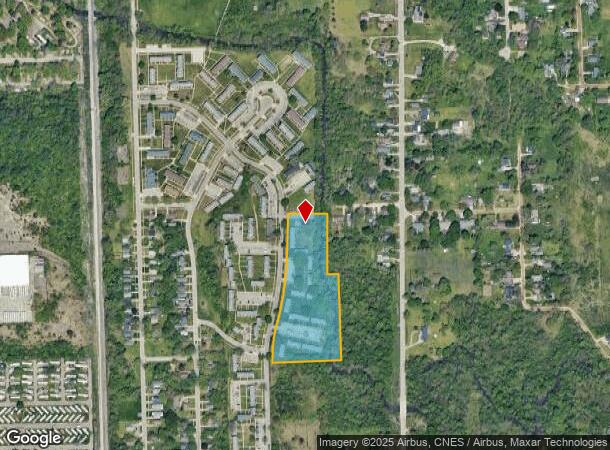  3201 Stonegate Dr, Flint, MI Parcel Map