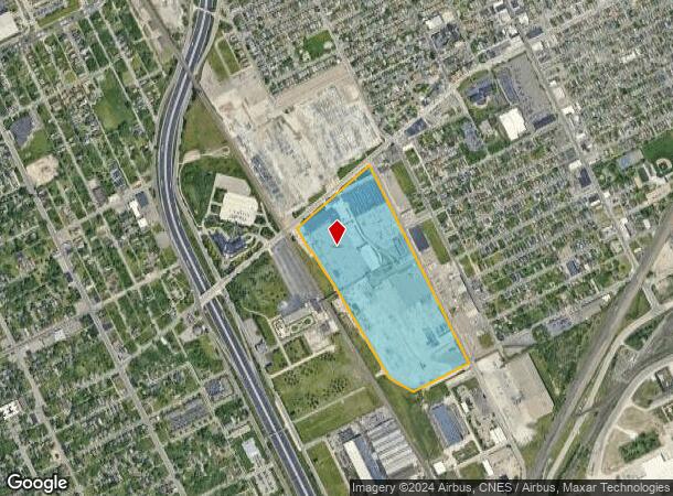  4501 Saint Aubin St, Detroit, MI Parcel Map