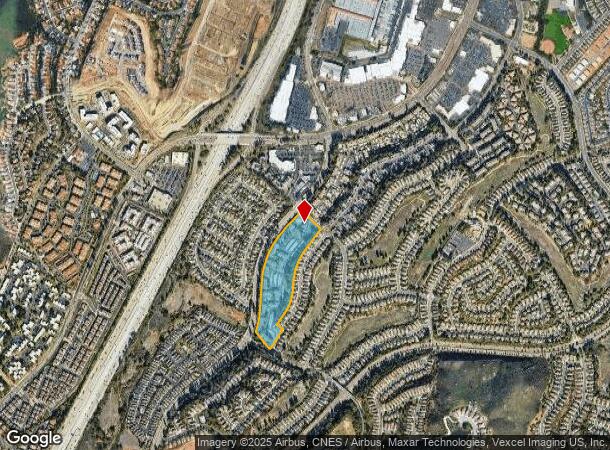 11505 Windcrest Ln, San Diego, CA Parcel Map