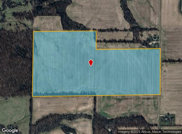 Royal Palm Rd, Xenia, IL Parcel Map