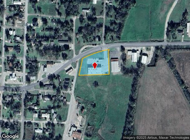 1100 E Main St, Honey Grove, TX Parcel Map