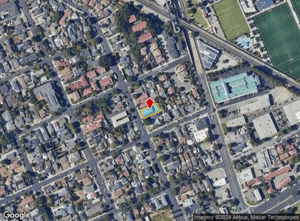  1741 Washington St, Santa Clara, CA Parcel Map