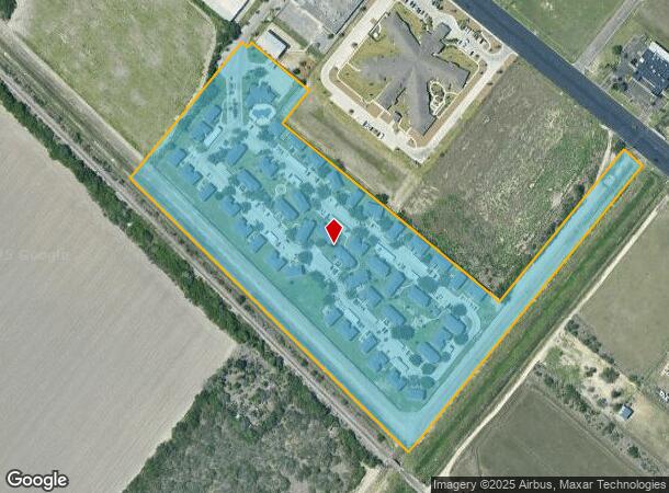  1402 Vermont, Harlingen, TX Parcel Map