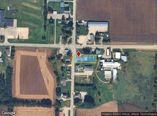 8892 County Rd W, Allenton, WI Parcel Map