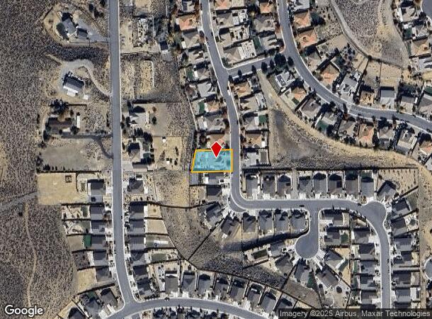  8255 Opal Ranch Way, Reno, NV Parcel Map