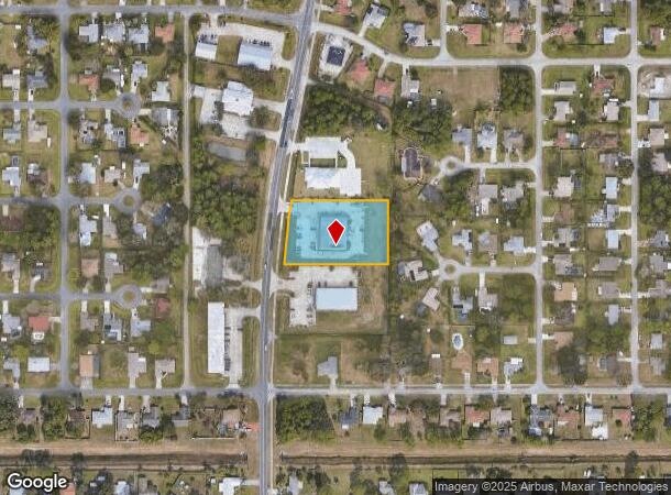 823 Jupiter Blvd Nw, Palm Bay, FL Parcel Map