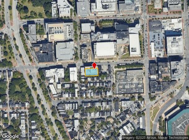 649 W Pratt St, Baltimore, MD Parcel Map