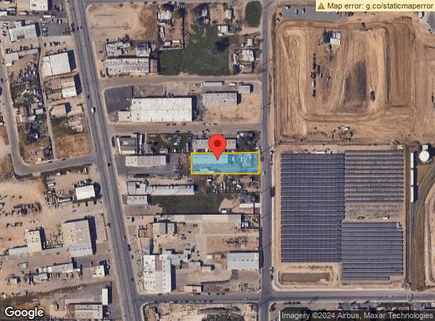  1635 S O St, Tulare, CA Parcel Map