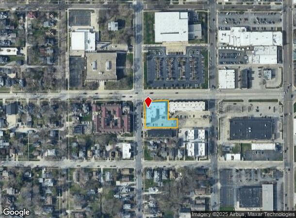 213 W Green St, Champaign, IL Parcel Map