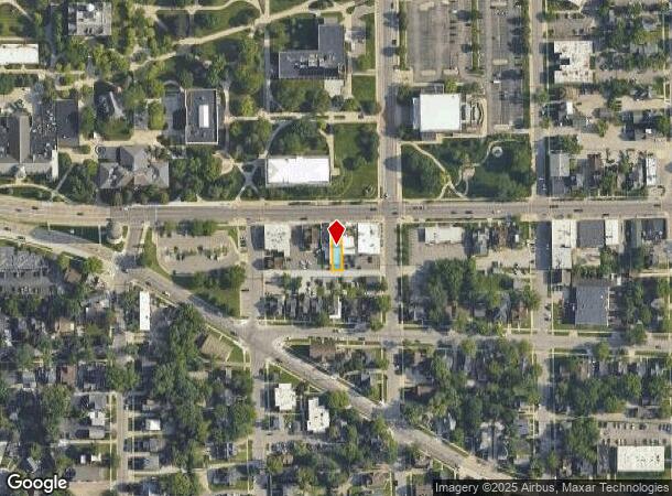  707 W Cross St, Ypsilanti, MI Parcel Map