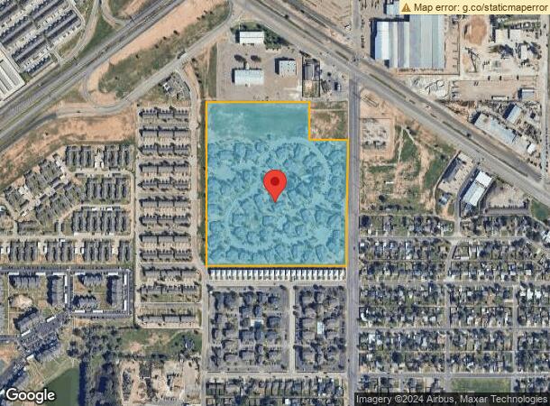  1001 N Indiana Ave, Lubbock, TX Parcel Map