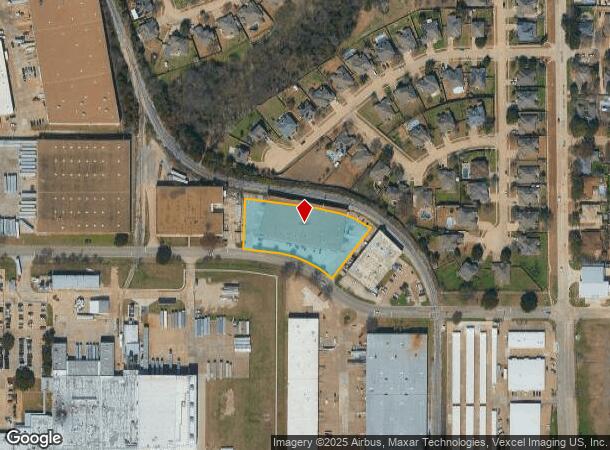 1409 E H Ave, Grand Prairie, TX Parcel Map