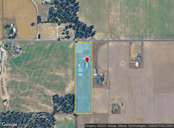 1405 W Half Moon Rd, Colbert, WA Parcel Map