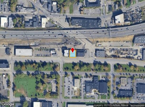  1207 Erie Boulevard To Canal St, Syracuse, NY Parcel Map