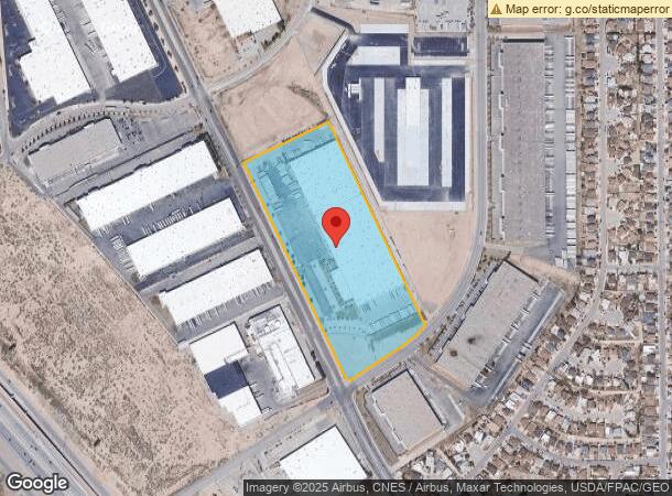  12173 Rojas Dr, El Paso, TX Parcel Map