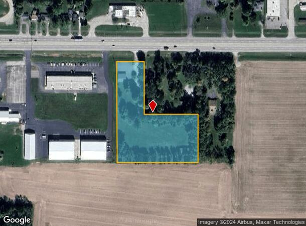  14231 W Commerce Rd, Daleville, IN Parcel Map