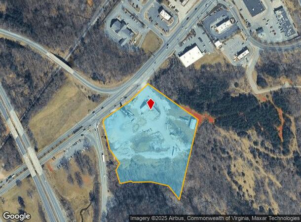 110 Old Franklin Tpke, Rocky Mount, VA Parcel Map