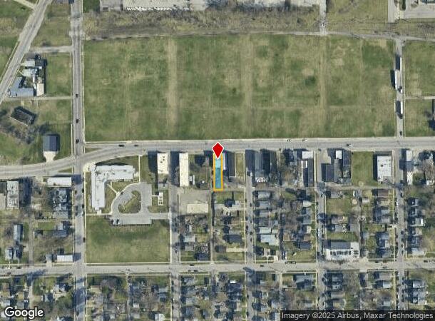  814 W Indiana Ave, South Bend, IN Parcel Map