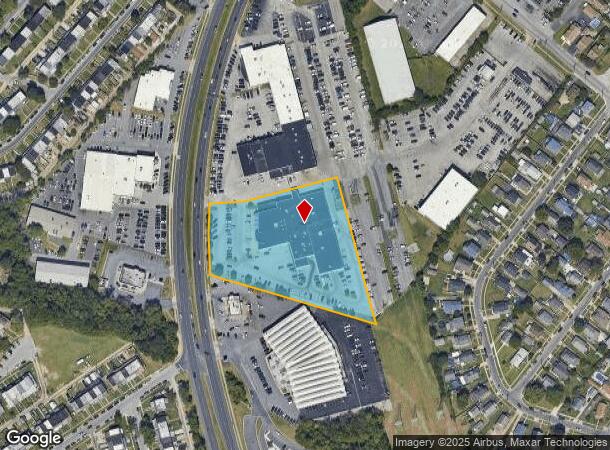 925 Merritt Blvd, Dundalk, MD Parcel Map