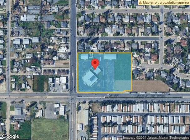  2380 W Olive Ave, Porterville, CA Parcel Map