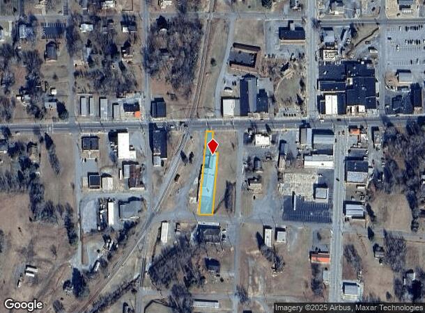 89 W Salisbury St, Denton, NC Parcel Map