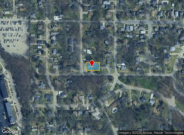  1822 Academy St, Kalamazoo, MI Parcel Map
