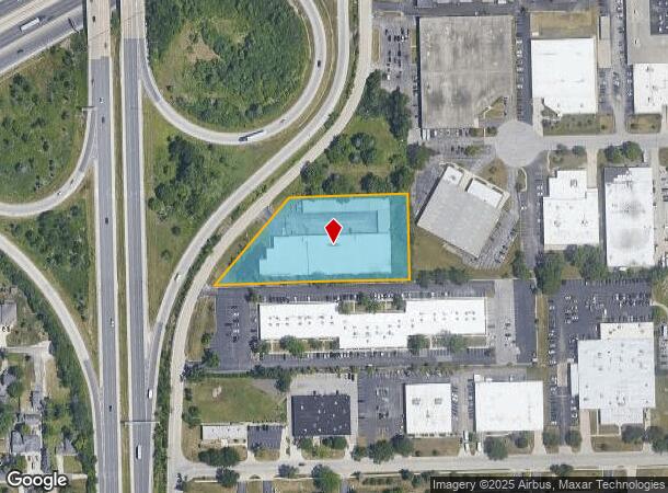  341 S Frontage Rd, Willowbrook, IL Parcel Map