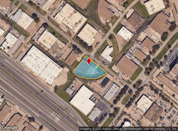  8747 Governors Row, Dallas, TX Parcel Map