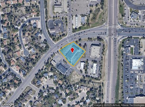 5707 Constitution Ave, Colorado Springs, CO Parcel Map