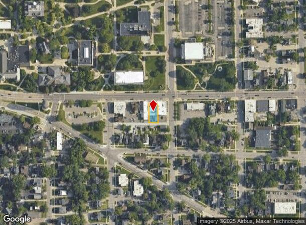  705 W Cross St, Ypsilanti, MI Parcel Map