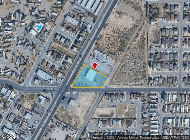  10300 Dyer St, El Paso, TX Parcel Map