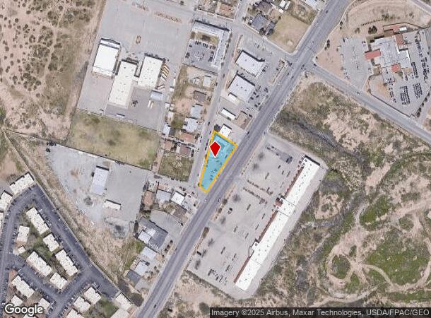  1029 N Zaragoza Rd, El Paso, TX Parcel Map