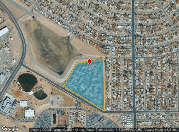  7401 Phoenix Ave, El Paso, TX Parcel Map