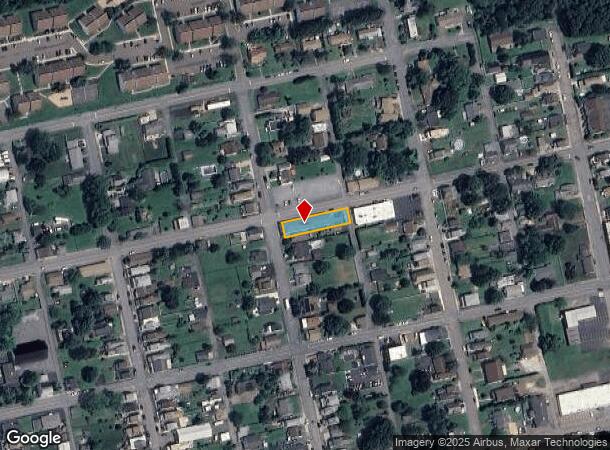 21 N Locust St, Hazleton, PA Parcel Map