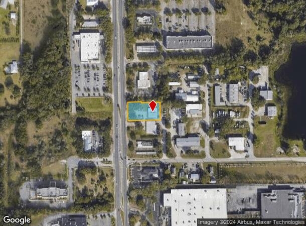  1607 N Woodland Blvd, Deland, FL Parcel Map