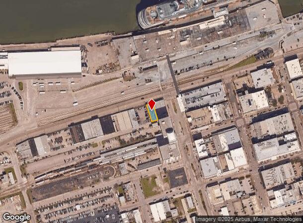  2504 New Strand St, Galveston, TX Parcel Map