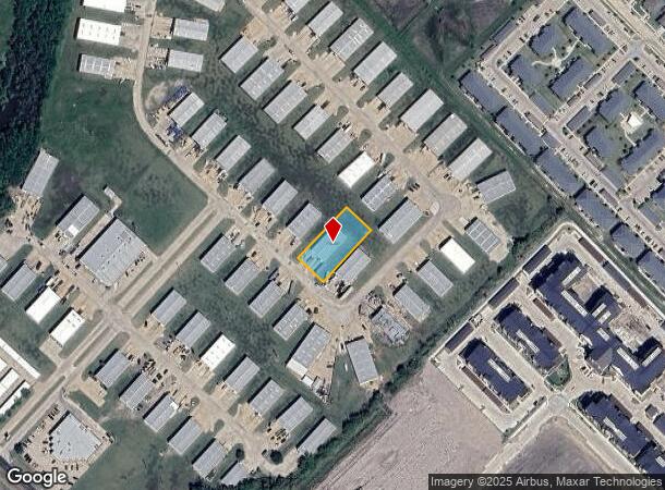  107 Industrial Dr, Forney, TX Parcel Map