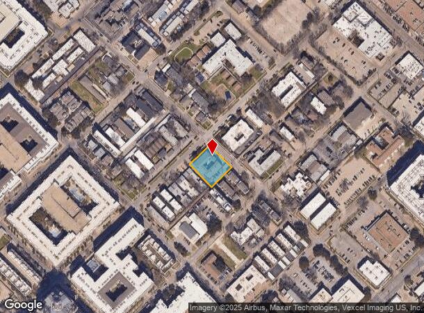  2722 Throckmorton St, Dallas, TX Parcel Map