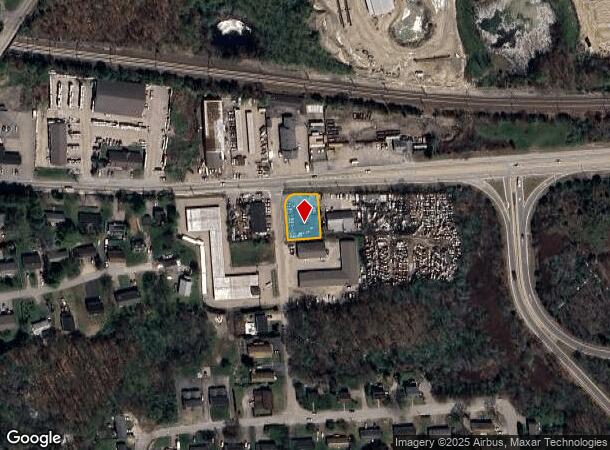 129 Oak St, Westerly, RI Parcel Map