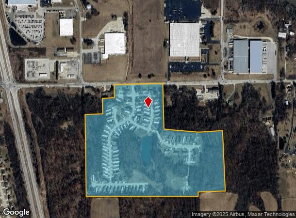3665 W 200 N, Huntington, IN Parcel Map