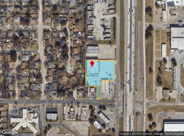  7800 South Fwy, Fort Worth, TX Parcel Map