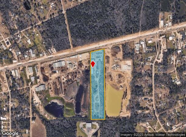  12762 Highway 105 E, Conroe, TX Parcel Map