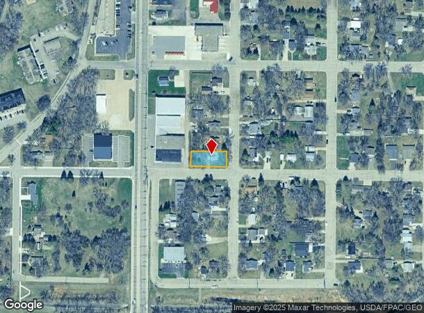  201 N Oak St, Alexandria, MN Parcel Map