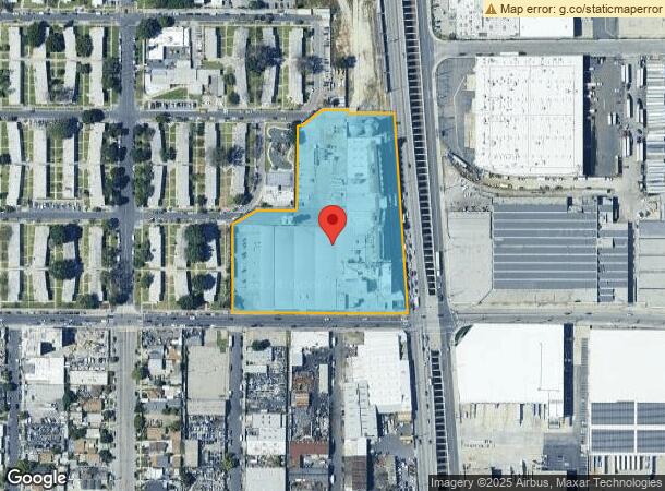  1861 E 55Th St, Los Angeles, CA Parcel Map